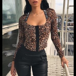 I.AM.GIA Chelsey Corset - Leopard